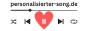 Personalisierter Song